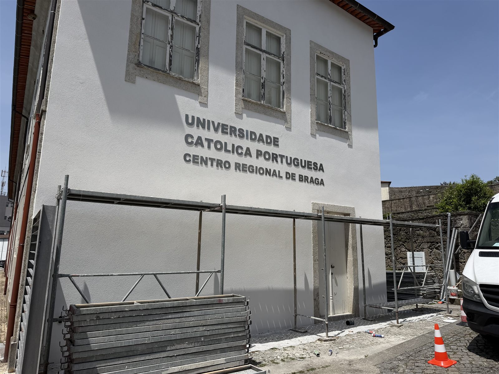 Universidade Católica (Braga) — obra em curso